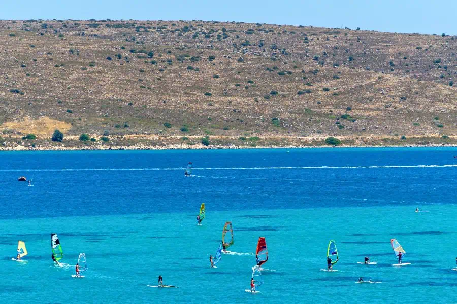 windsurfing in alacati turkey