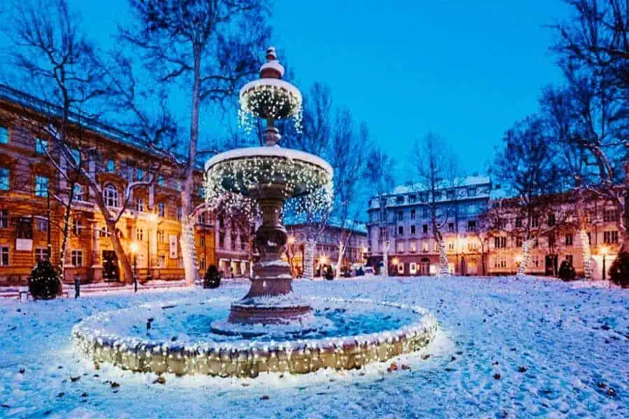 zagreb in winter